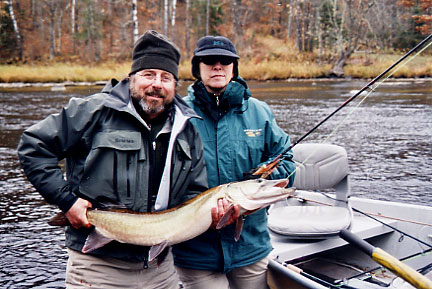 Carlo & Lynne on the Chippewa