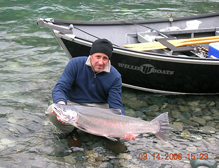 Tracy B. - 21pound Smith River Steelhead