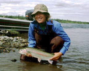 Maggie with Rainbow